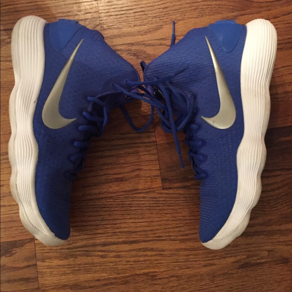 Blue Nike Basketball Hyperdunks - image 2